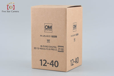 【開封未使用品】OM SYSTEM (OLYMPUS) オーエム システム M.ZUIKO DIGITAL ED 12-40mm f/2.8 PRO II