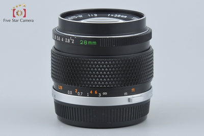 【中古】OLYMPUS オリンパス ZUIKO MC AUTO-W 28mm f/2