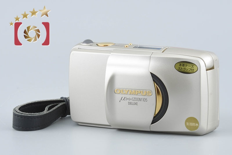 【中古】OLYMPUS オリンパス μ[mju:] ZOOM 105 DELUXE コンパクトフィルムカメラ