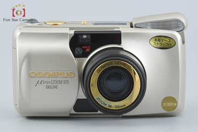 【中古】OLYMPUS オリンパス μ[mju:] ZOOM 105 DELUXE コンパクトフィルムカメラ