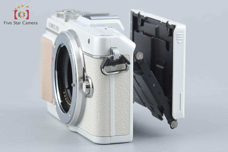 中古】OLYMPUS オリンパス PEN Lite E-PL7 ホワイト ミラーレス一眼