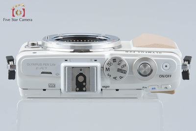 【中古】OLYMPUS オリンパス PEN Lite E-PL7 ホワイト ミラーレス一眼カメラ