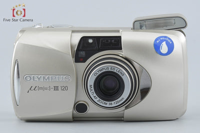 【中古】OLYMPUS オリンパス μ[mju:]-III ミューIII 120 コンパクトフィルムカメラ