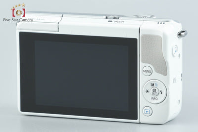 【中古】Canon キヤノン EOS M10 ダブルズームレンズキット ホワイト 元箱付き