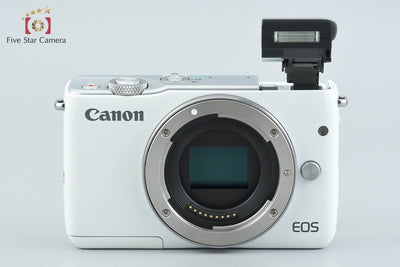 【中古】Canon キヤノン EOS M10 ダブルズームレンズキット ホワイト 元箱付き