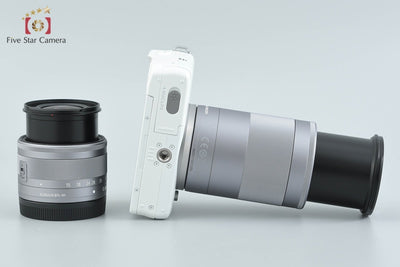 【中古】Canon キヤノン EOS M10 ダブルズームレンズキット ホワイト 元箱付き