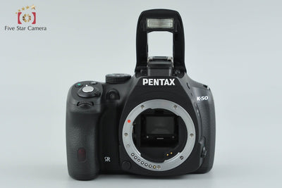 【中古】PENTAX ペンタックス K-50 ブラック デジタル一眼レフカメラ