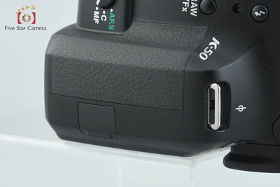 【中古】PENTAX ペンタックス K-50 ブラック デジタル一眼レフカメラ