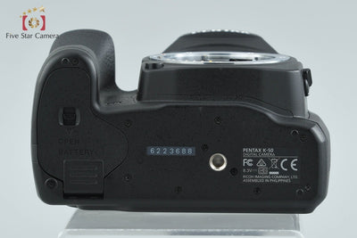【中古】PENTAX ペンタックス K-50 ブラック デジタル一眼レフカメラ
