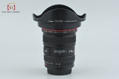 【中古】Canon キヤノン EF 17-40mm f/4 L USM