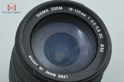 【中古】SIGMA シグマ 18-125mm f/3.5-5.6 DC ペンタックス用