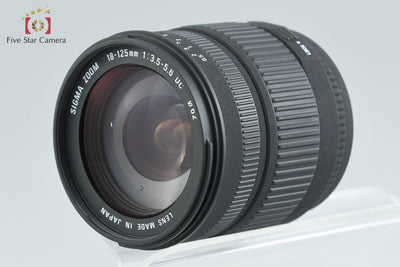【中古】SIGMA シグマ 18-125mm f/3.5-5.6 DC ペンタックス用