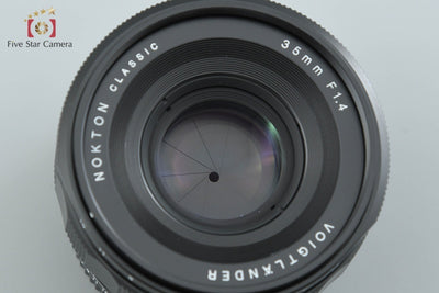 【中古】Voigtlander フォクトレンダー NOKTON classic 35mm f/1.4 ソニーEマウント用
