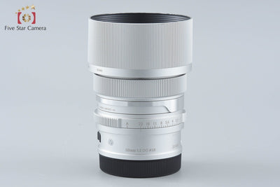 【中古】SIGMA シグマ 50mm f/2 DG Contemporary シルバー Lマウント用