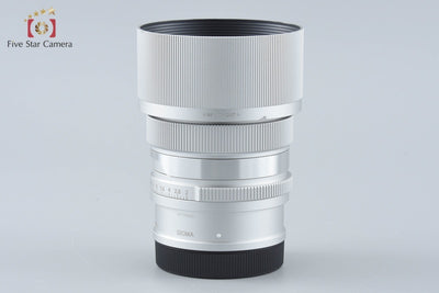 【中古】SIGMA シグマ 50mm f/2 DG Contemporary シルバー Lマウント用