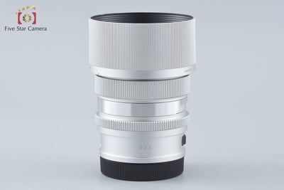 【中古】SIGMA シグマ 50mm f/2 DG Contemporary シルバー Lマウント用