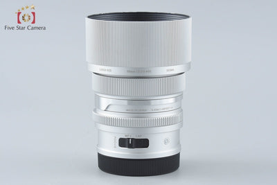 【中古】SIGMA シグマ 50mm f/2 DG Contemporary シルバー Lマウント用