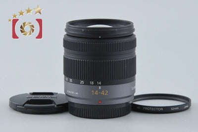 【中古】Panasonic パナソニック LUMIX G VARIO 14-42mm f/3.5-5.6 ASPH. MEGA O.I.S. H-FS014042