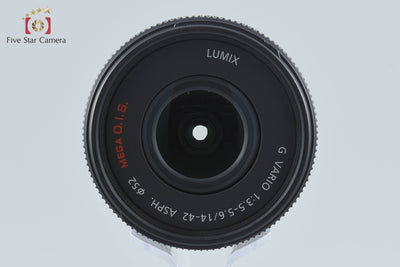 【中古】Panasonic パナソニック LUMIX G VARIO 14-42mm f/3.5-5.6 ASPH. MEGA O.I.S. H-FS014042