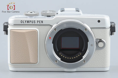 【中古】OLYMPUS オリンパス PEN Lite E-PL7 ホワイト ミラーレス一眼カメラ シャッター回数僅少