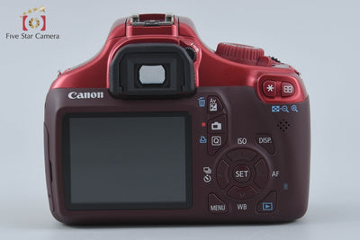 【中古】Canon キヤノン EOS Kiss X50 18-55 レンズキット レッド シャッター回数僅少
