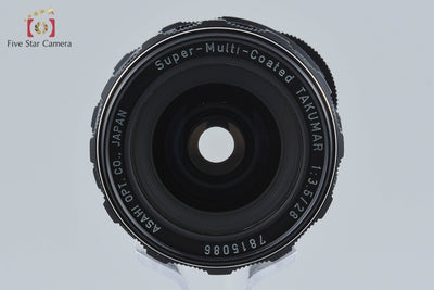 【中古】PENTAX ペンタックス SMC TAKUMAR 28mm f/3.5