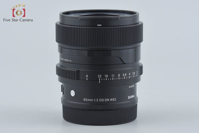 【中古】SIGMA シグマ 65mm f/2 DG DN Contemporary ライカLマウント用