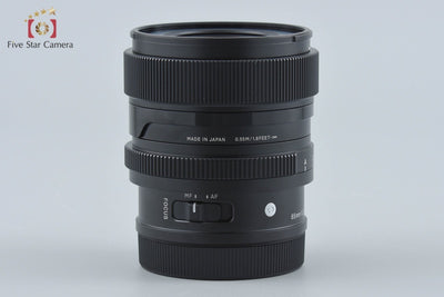 【中古】SIGMA シグマ 65mm f/2 DG DN Contemporary ライカLマウント用