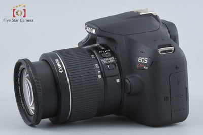 【中古】Canon キヤノン EOS Kiss X90 EF-S 18-55 IS II レンズキット シャッター回数僅少 元箱付き