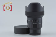 【中古】SIGMA シグマ Art 14mm f/1.8 DG HSM ソニーEマウント用