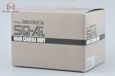 【中古】ZENZA BRONICA ゼンザブロニカ SQ-Ai + ZENZANON-PS 80mm f/2.8 元箱付き