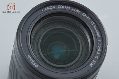 【中古】Canon キヤノン EF-M 18-150mm f/3.5-6.3 IS STM グラファイト