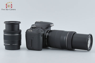 【中古】Canon キヤノン EOS Kiss X9i ダブルズームキット シャッター回数僅少
