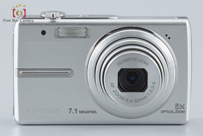 【中古】OLYMPUS オリンパス Camedia FE-240 シルバー コンパクトデジタルカメラ