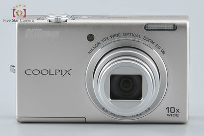 【中古】Nikon ニコン COOLPIX S6200 プラチナシルバー コンパクトデジタルカメラ