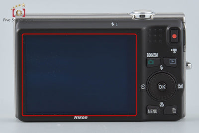【中古】Nikon ニコン COOLPIX S6200 プラチナシルバー コンパクトデジタルカメラ