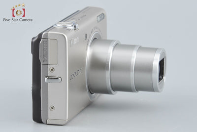 【中古】Nikon ニコン COOLPIX S6200 プラチナシルバー コンパクトデジタルカメラ