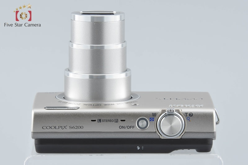 中古】Nikon COOLPIX S6200 プラチナシルバー 撮影枚数・少【美品