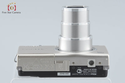 【中古】Nikon ニコン COOLPIX S6200 プラチナシルバー コンパクトデジタルカメラ