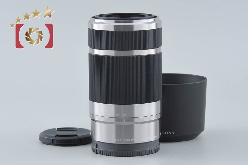 【中古】SONY ソニー E 55-210mm f/4.5-6.3 OSS SEL55210 シルバー
