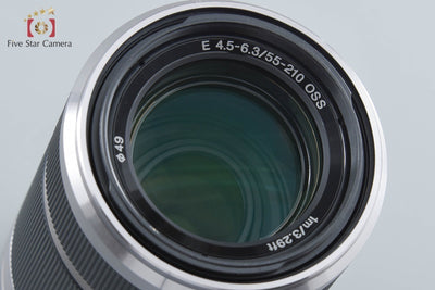 【中古】SONY ソニー E 55-210mm f/4.5-6.3 OSS SEL55210 シルバー