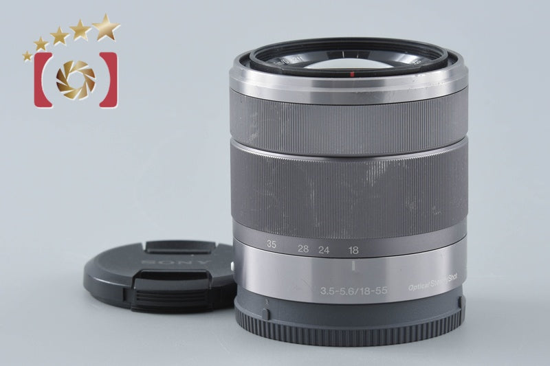 【中古】SONY ソニー E 18-55mm f/3.5-5.6 OSS SEL1855 シルバー