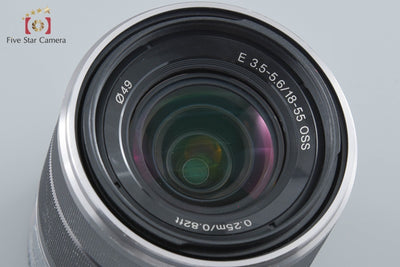 【中古】SONY ソニー E 18-55mm f/3.5-5.6 OSS SEL1855 シルバー