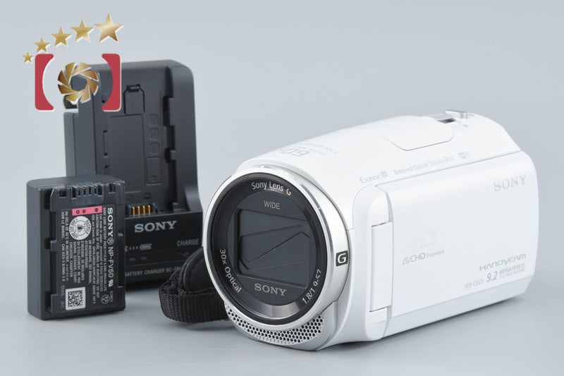 中古】SONY ソニー ハンディカム HDR-CX670 ホワイト デジタルビデオ