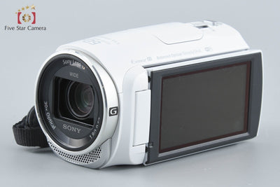 【中古】SONY ソニー ハンディカム HDR-CX670 ホワイト デジタルビデオカメラ 多言語対応