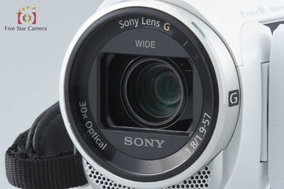 【中古】SONY ソニー ハンディカム HDR-CX670 ホワイト デジタルビデオカメラ 多言語対応