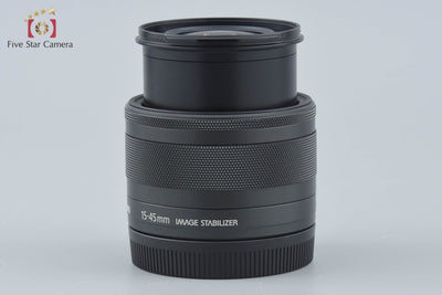 【中古】Canon キヤノン EF-M 15-45mm f/3.5-6.3 IS STM ブラック