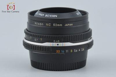 【中古】Nikon ニコン Ai-S NIKKOR 45mm f/2.8 P ブラック