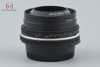 【中古】Nikon ニコン Ai-S NIKKOR 45mm f/2.8 P ブラック