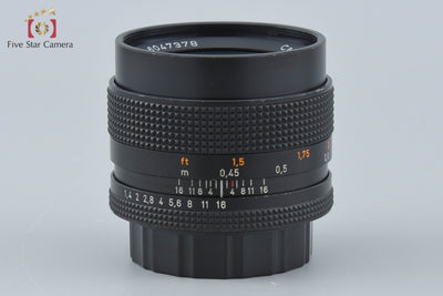 【中古】CONTAX コンタックス Carl Zeiss Planar 50mm f/1.4 T* AEJ